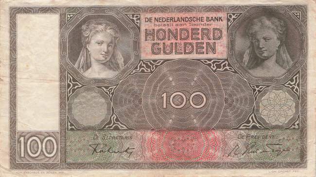 100 Gulden p51b-1 28 4 1941